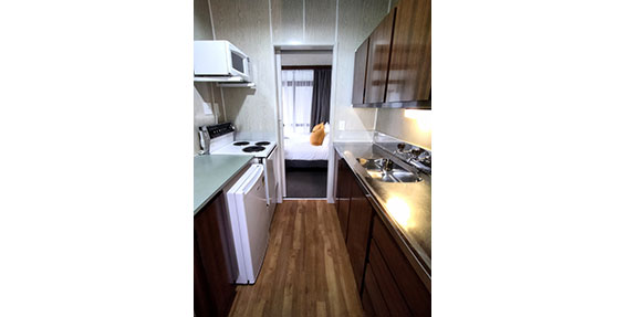 Ground Floor Beachfront Apartment kitchen